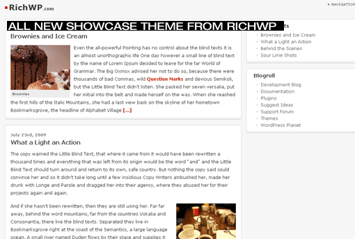 Showcase Theme - Blog Section