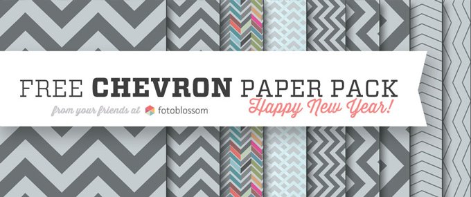 Free Hi Resolution Chevron Paper Pack