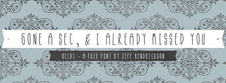 4 Free Hand-Drawn Fonts