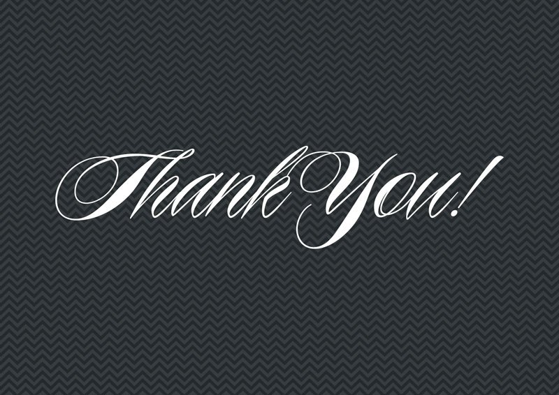 Free 7×5 Thank You Graphics – JPEGS & PSD