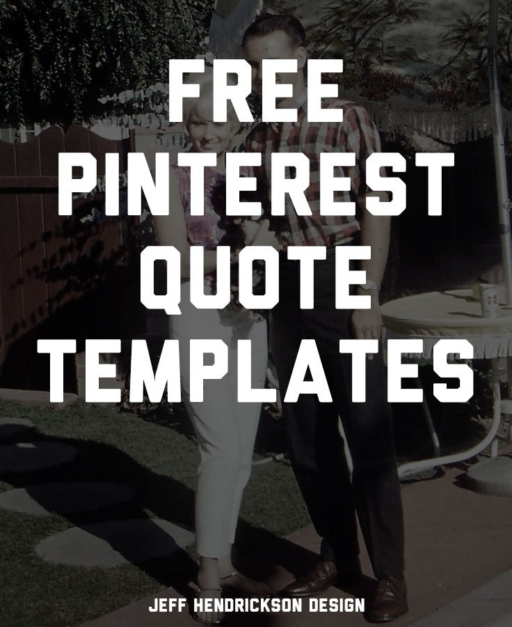 13 Free Photoshop PSD Quote Templates for Pinterest
