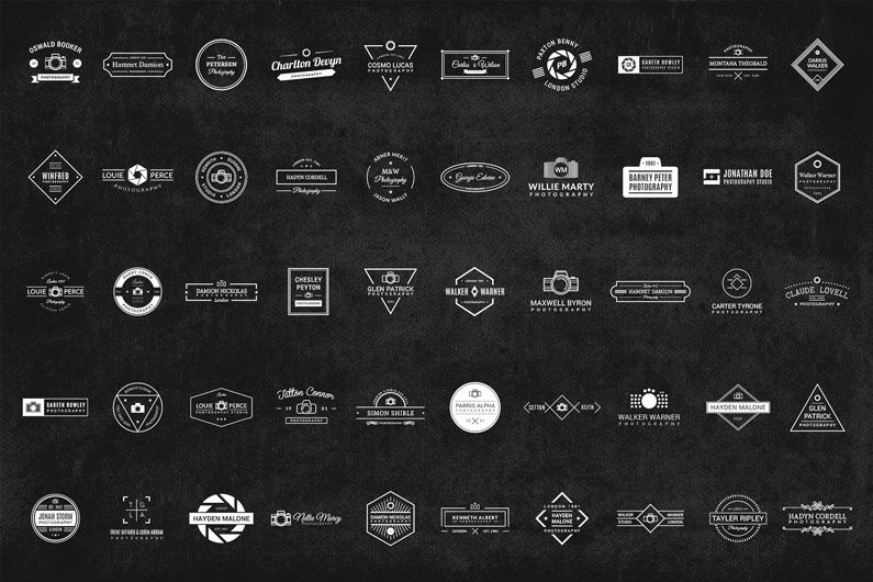 50 photographer logos