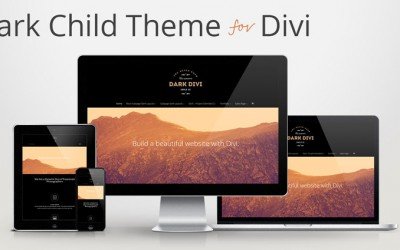 Free Dark Child Theme for Divi 2.0