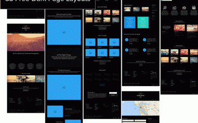 33 Free Dark Page Layouts for Divi