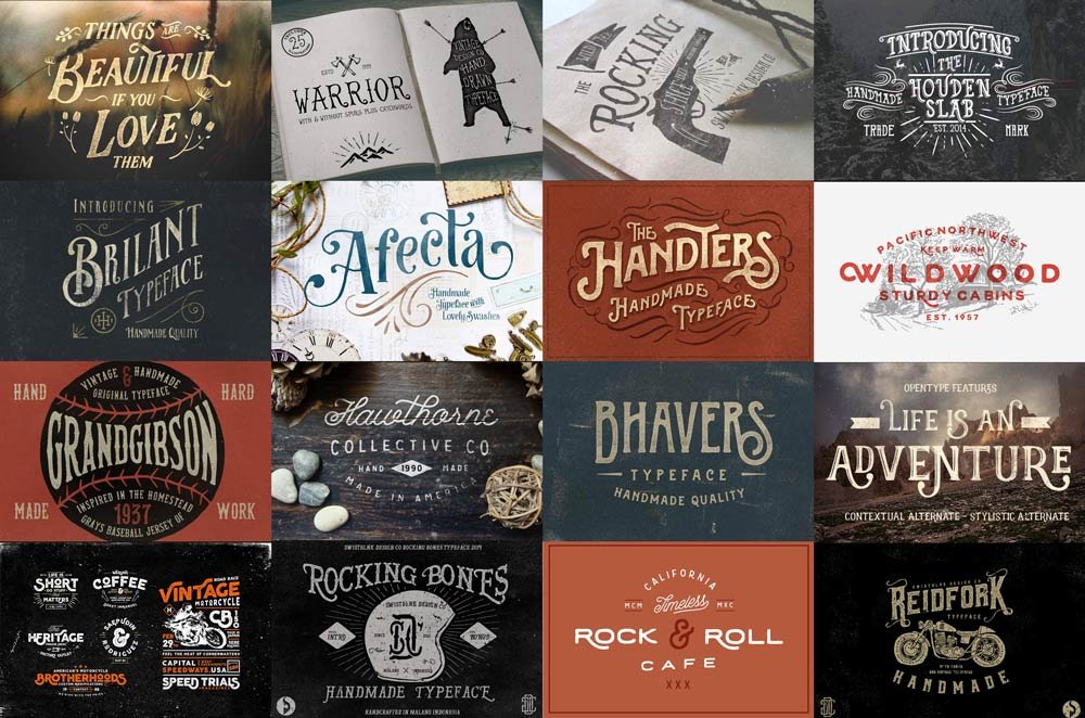 27 Hand Drawn Fonts – Some Free